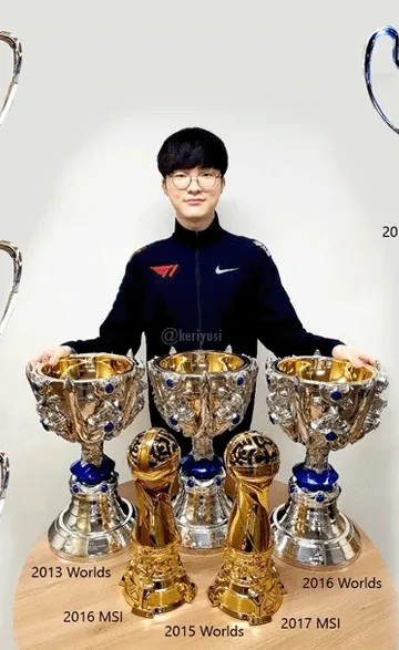 Faker gana otro premio para añadir a su vitrina de trofeos